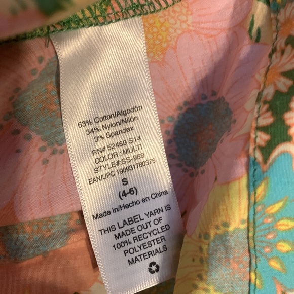 DONATE SALE. ! RUFFLES! Fairycore;Springtime FLOWERS!!!  GIRLIE DRESS SZ SM. - Picture 6 of 6